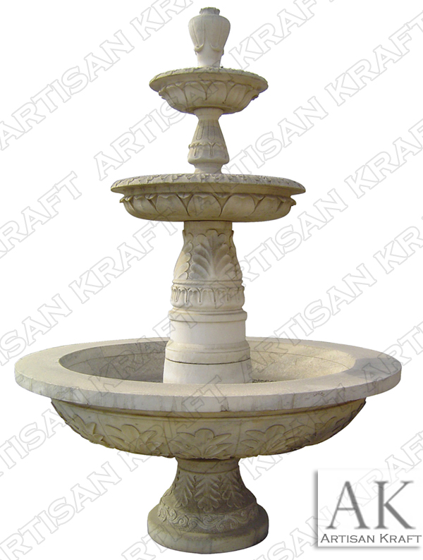 Tiered Marble Fountain