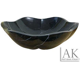 Black Forest Marble Art Sink