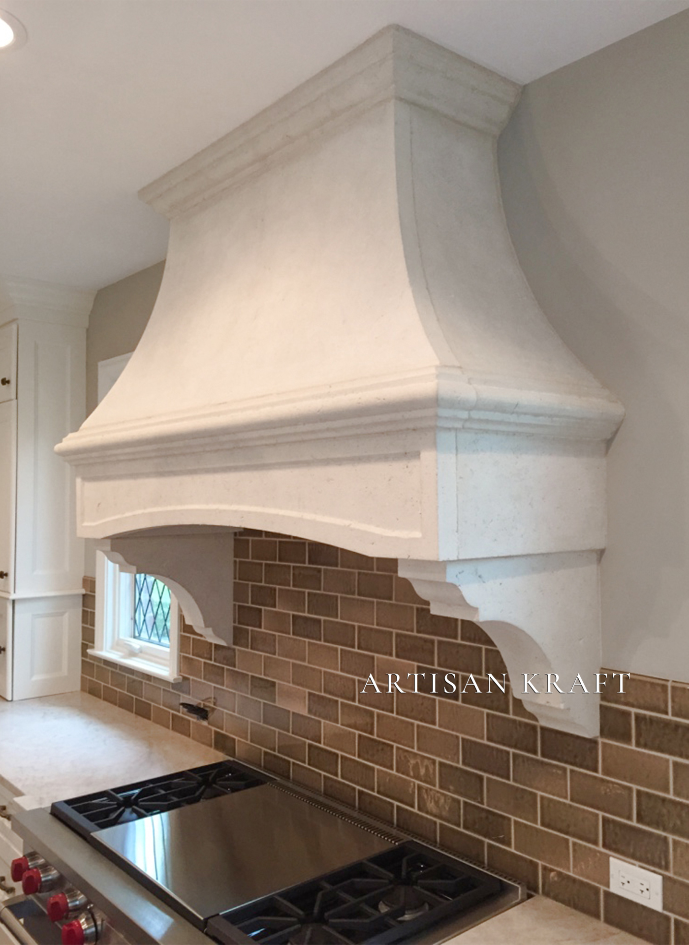 Oxnard Stone Range Hood Artisan Kraft