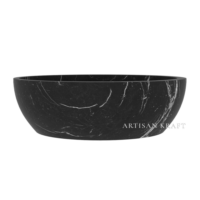 Del Mar Oval Stone Bathtub