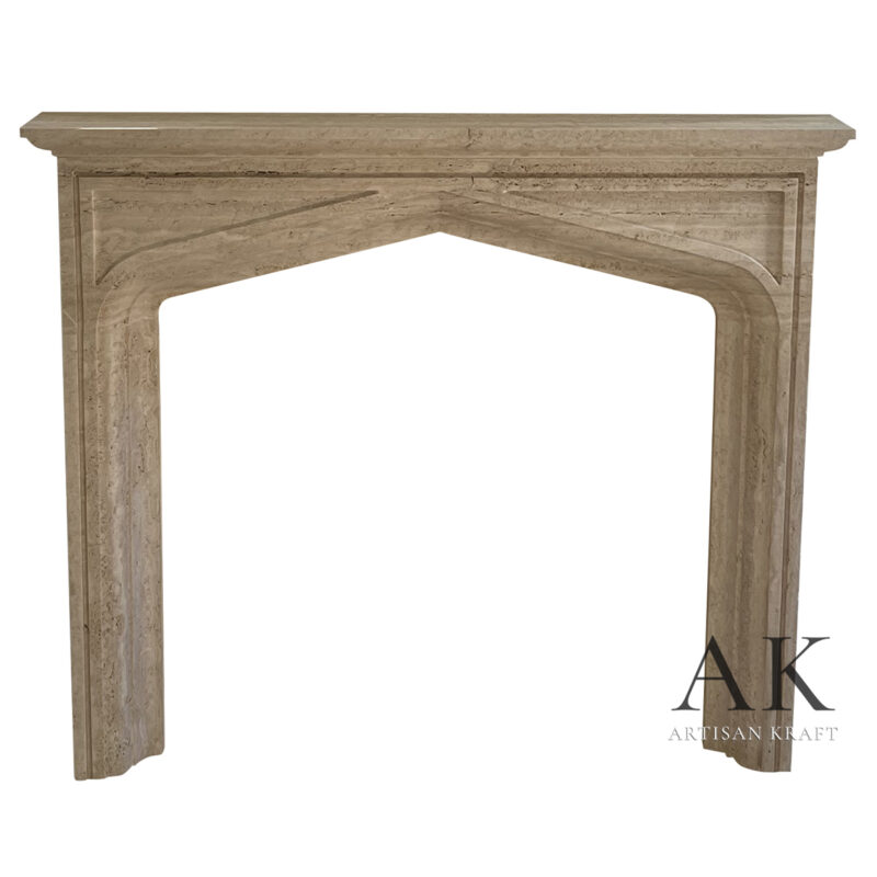 Modern Tudor Fireplace Mantel