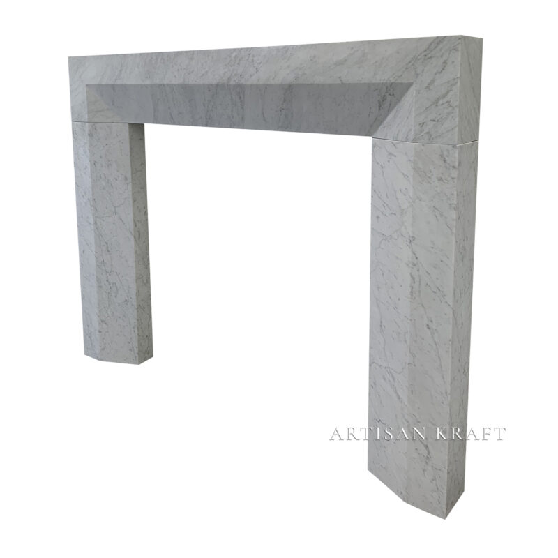 Beveled Fireplace Mantel