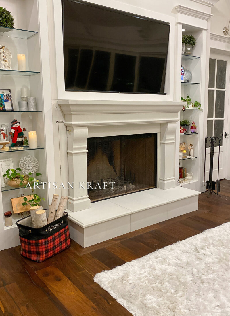 Baltimore Cast Stone Mantel