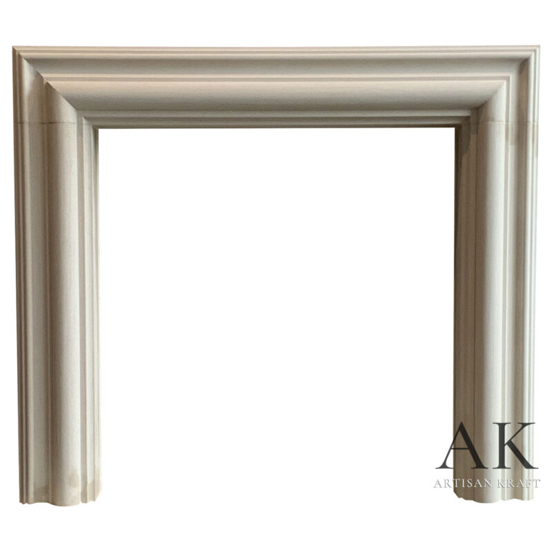 Modern Bolection Cast Stone Mantel