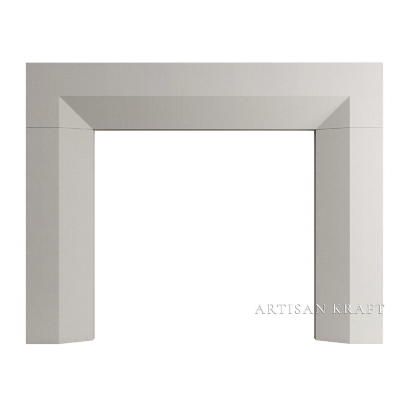 Beveled Cast Stone Mantel