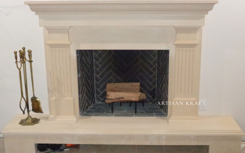 Bradford Cast Stone Mantel