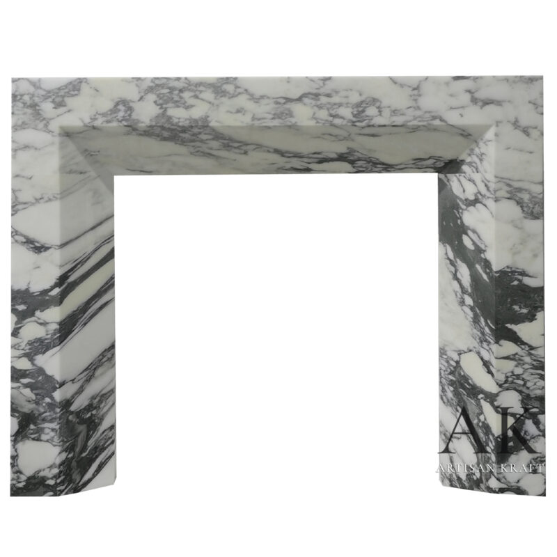 Beveled Fireplace Mantel