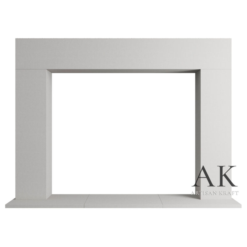 Contemporary Cast Stone Mantel