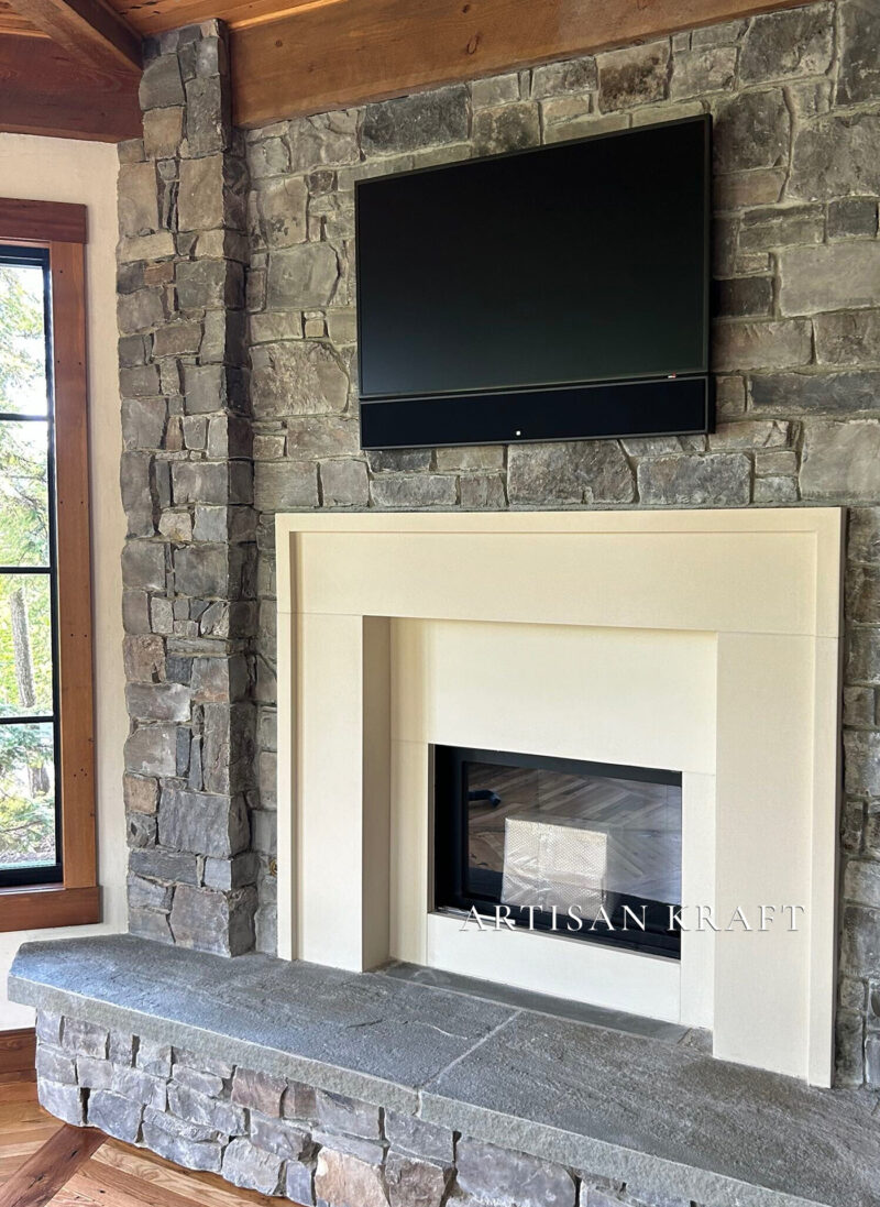 Flatiron Cast Stone Mantel