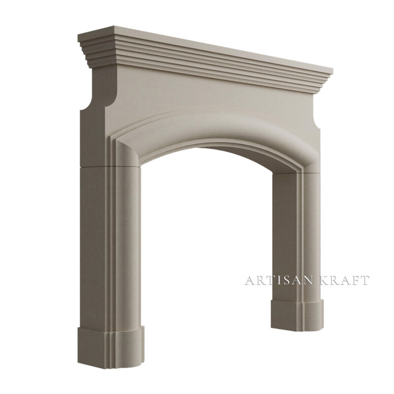 Marseille Cast Stone Mantel