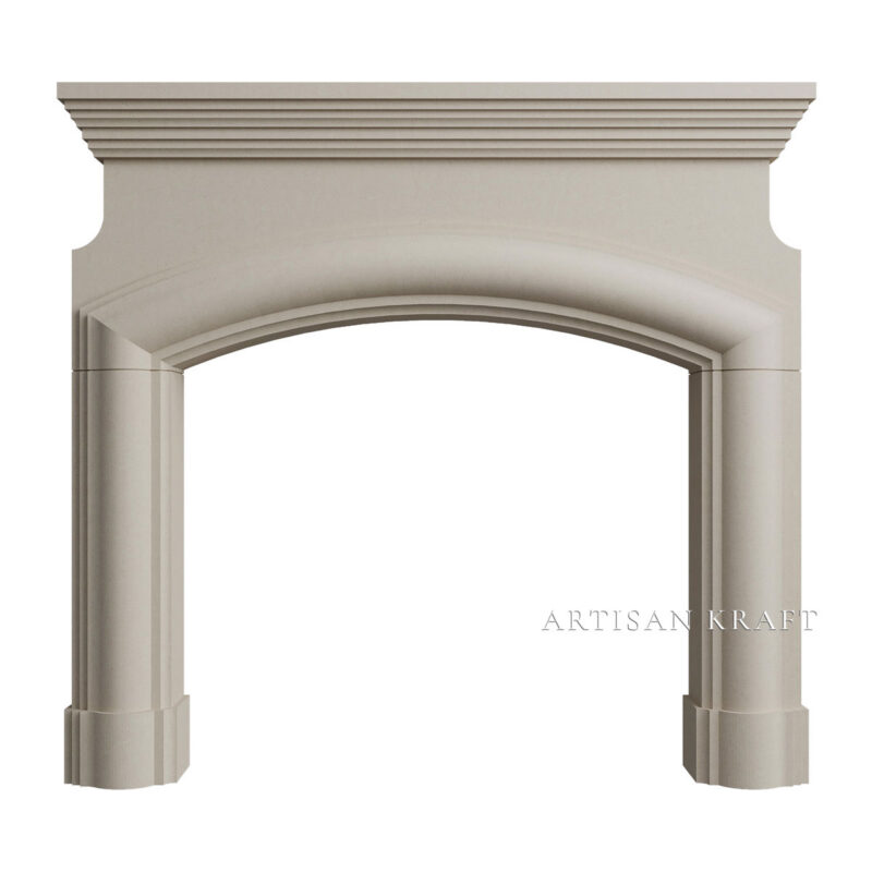 Marseille Cast Stone Mantel