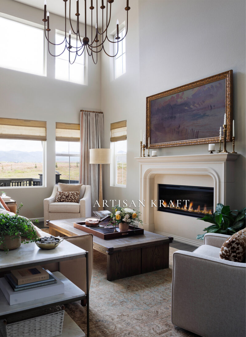 Brentwood Cast Stone Mantel