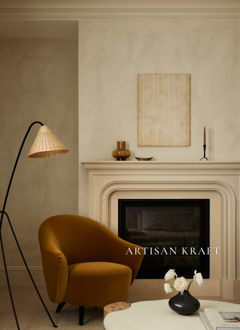 Brentwood Cast Stone Mantel