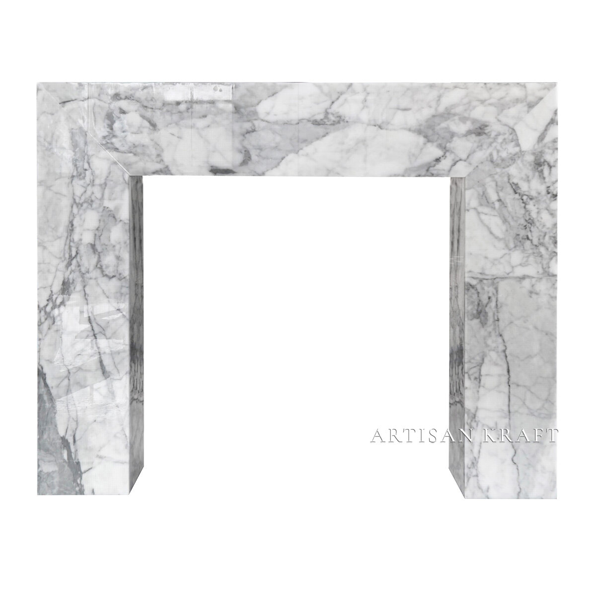 メ*人様 アチーブメントQuality Company Design Contemporary Fireplace Mantel - Artisan Kraft