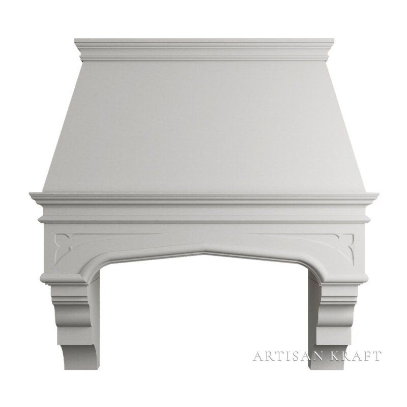 Gothic Stone Range Hood